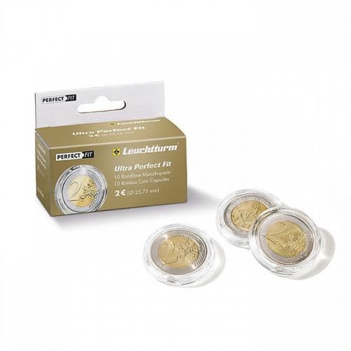 Lighthouse PERFECT FIT Coin Capsules Round 25.75mm Packet of