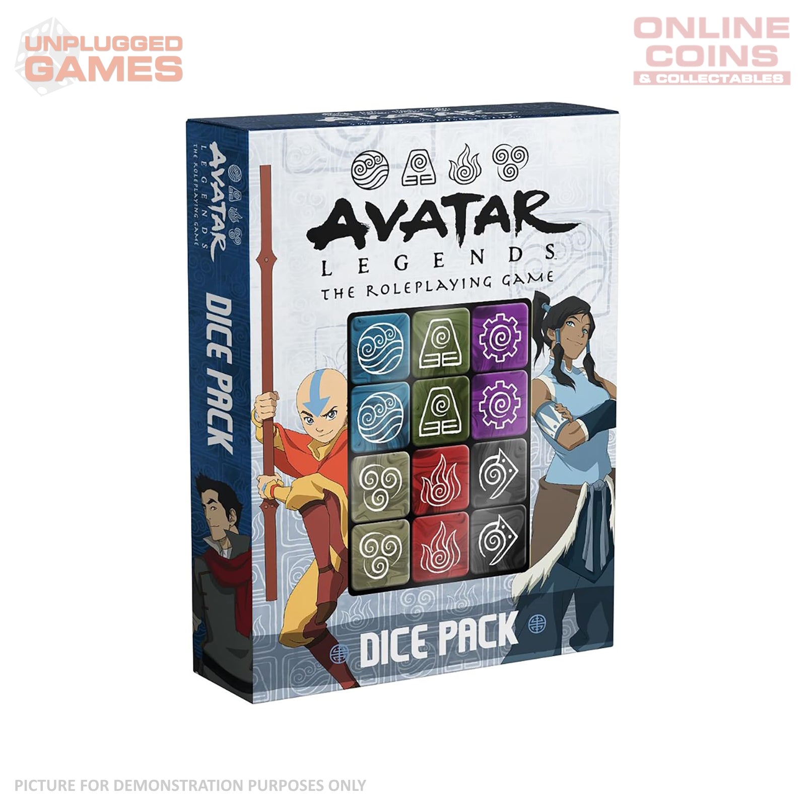 Avatar Legends RPG - The Dice Pack – Online Coins and Collectables