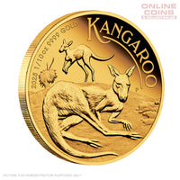 2025 Perth Mint Australian Kangaroo 1/10oz Gold Proof Coin