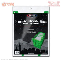 BCW Comic Book Bin Partitions - Green