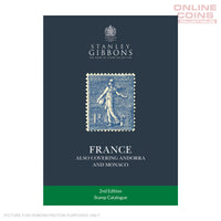 2023 Stanley Gibbons - Stamp Catalogue France 2nd Edition Soft Cover Book