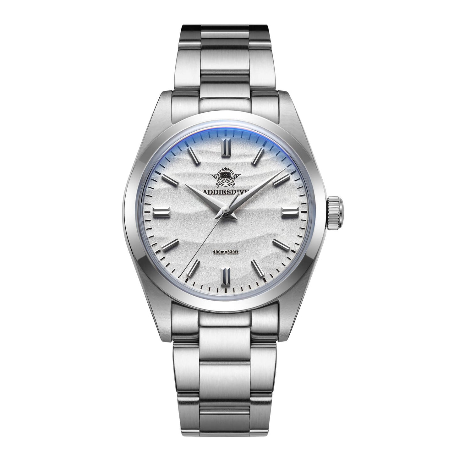 ADDIESDIVE AD2030 36mm Quartz Watch - White Dial