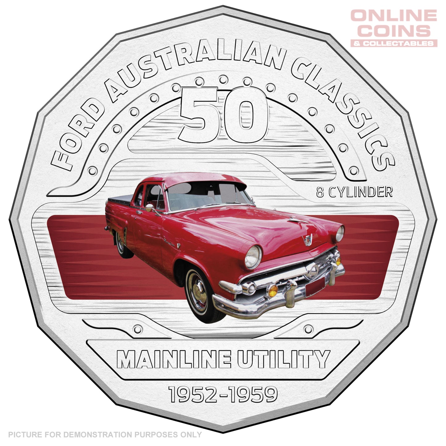 2017 Royal Australian Mint Ford Classics 50c Coin In Card - Mainline