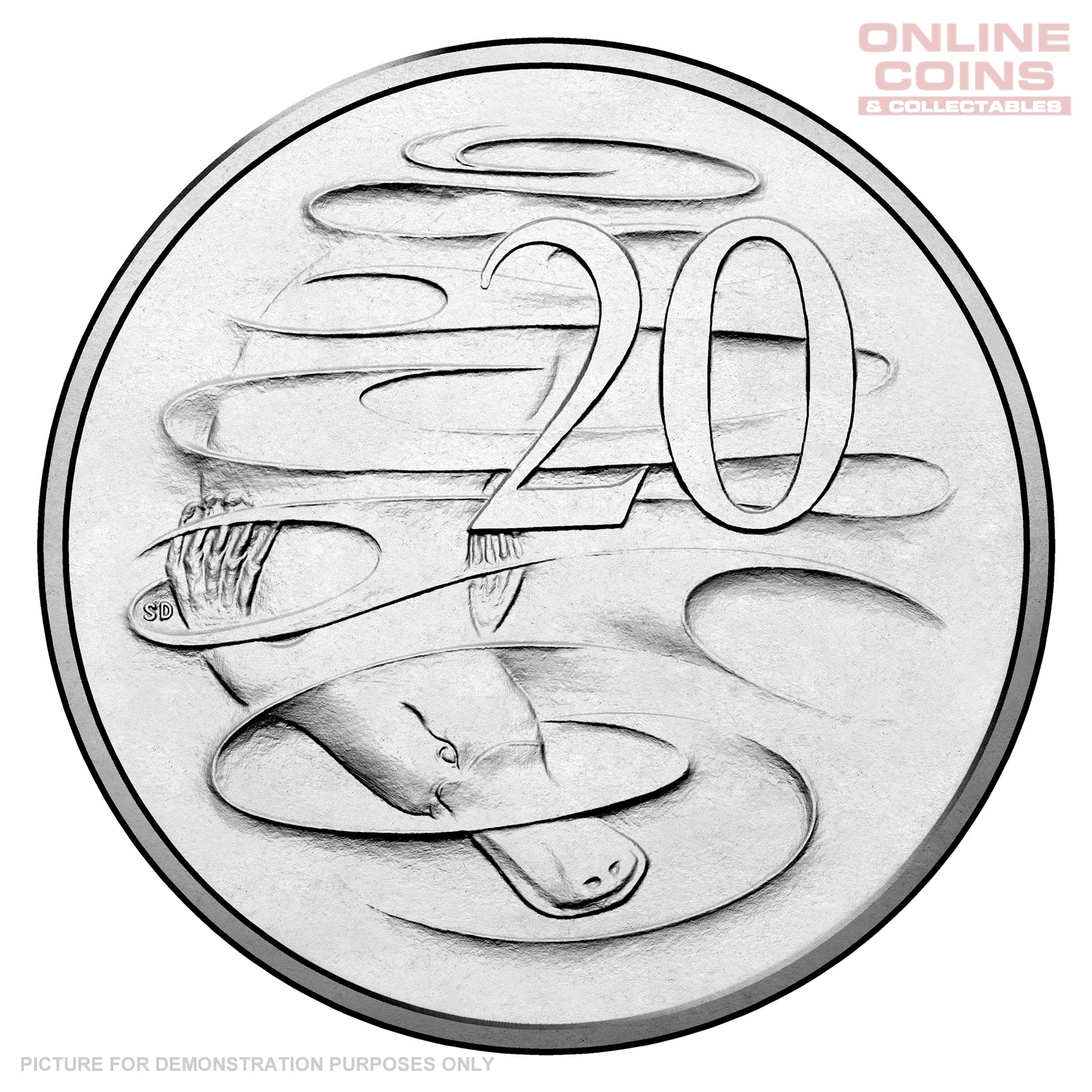 2019 20c Uncirculated Coin - IRB Effigy - Removed From Mint Bag