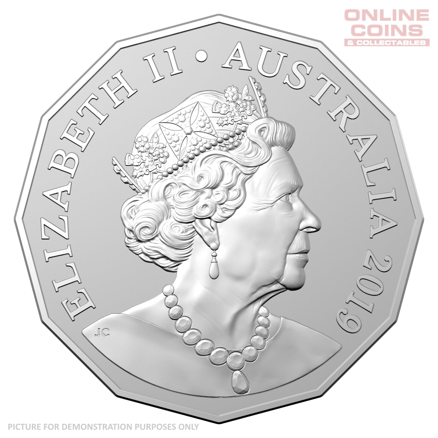 2019 50th Anniversary of the Australian (Dodecagon) 50c coin - Uncirculated Carded Coin