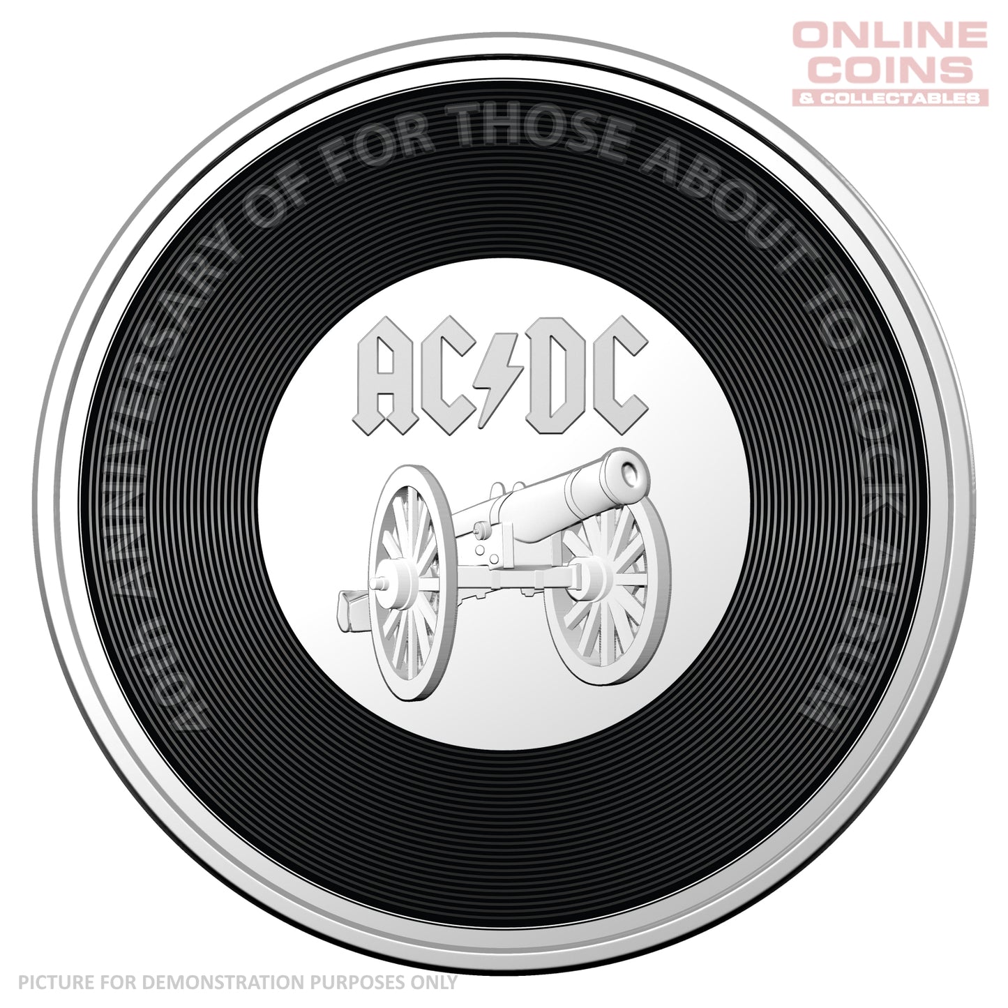 2020/2021 20c CuNi Coloured Uncirculated 7 Coin Collection – AC/DC