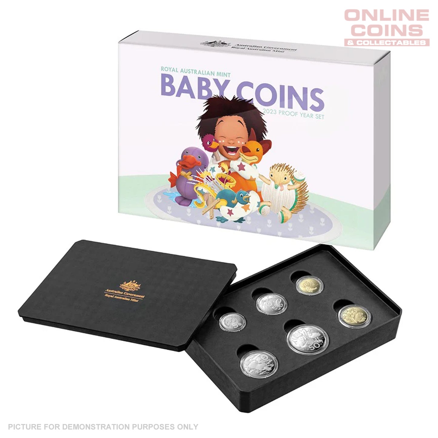 2023 Royal Australian Mint Baby PROOF Coin Set - Baby Toys