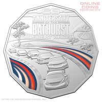 2023 50c AlBr Coloured Uncirculated Carded Coin - 60th Anniversary of the Bathurst