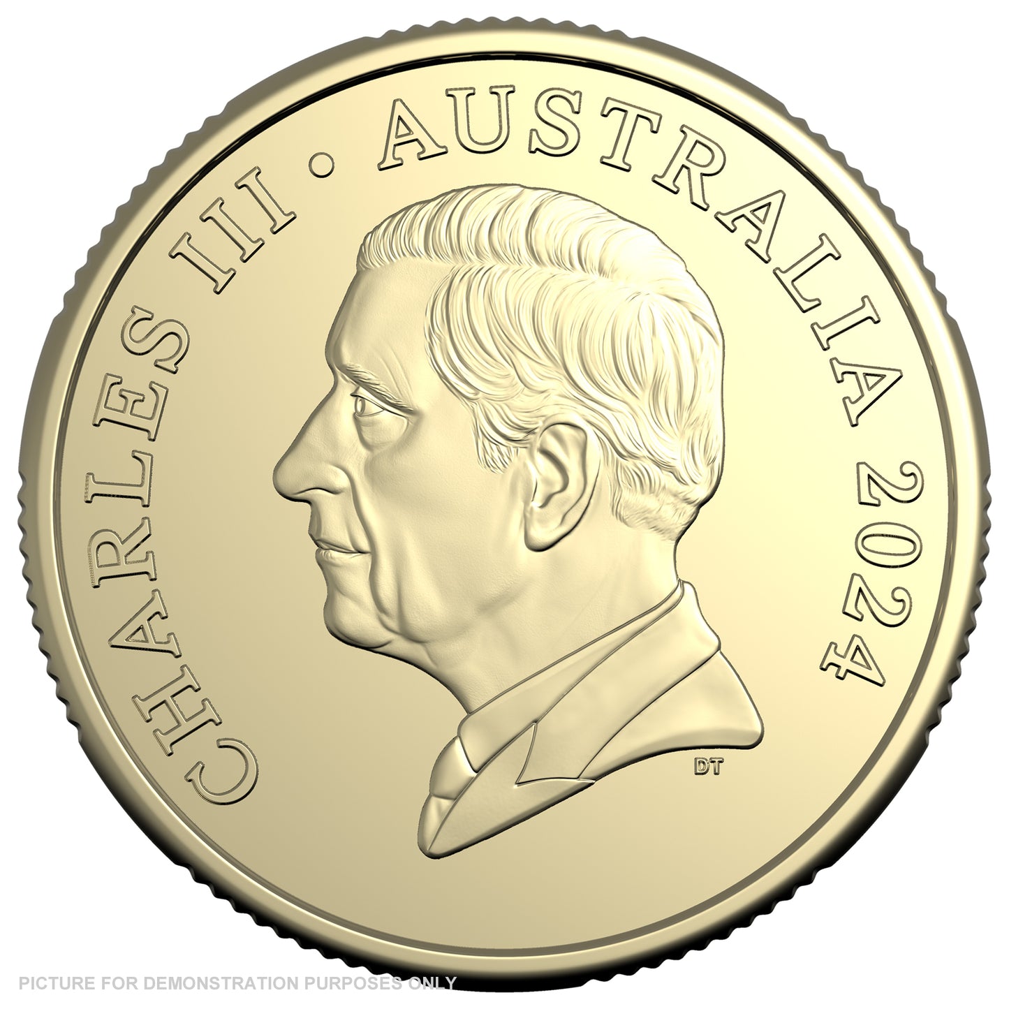 2024 Royal Australian Mint King Charles III Obverse - Uncirculated LOOSE $2 Coin From RAM Set