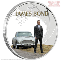 2024 Perth Mint 1oz Silver Proof Coloured Coin -James Bond Daniel Craig