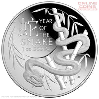 2025 RAM $5 Domed Silver Proof Coin - Year Of The Snake