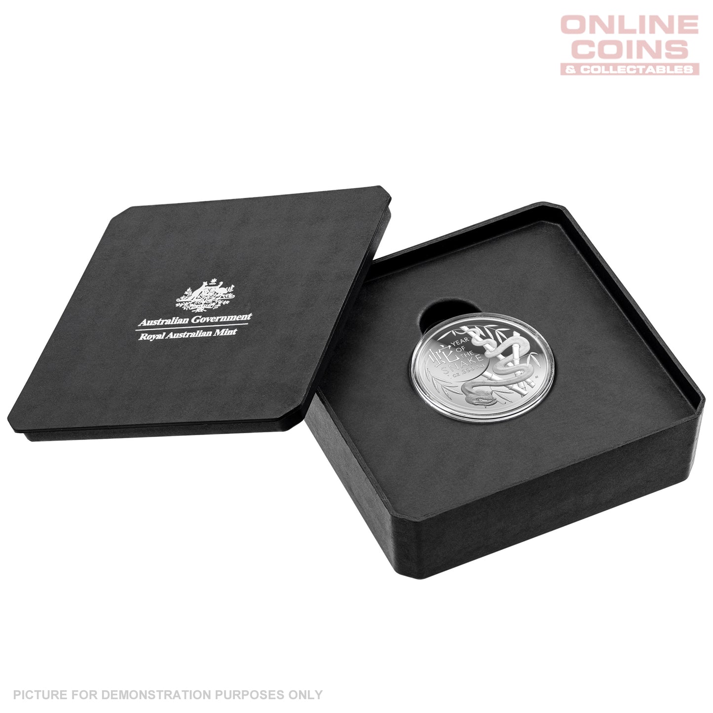 2025 RAM $5 Domed Silver Proof Coin - Year Of The Snake