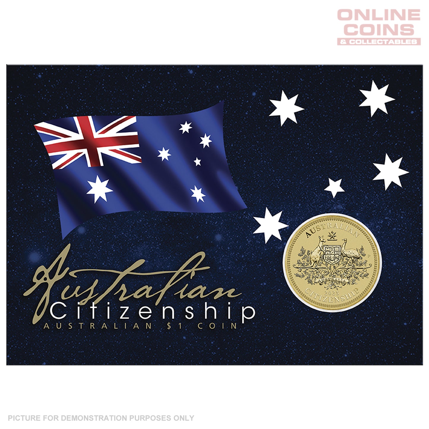 2025 Perth Mint Australian Citizenship - $1 Coin in Card