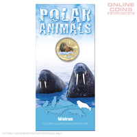 2013 $1 AlBr Uncirculated Carded Coin - Polar Animals Series - Walrus