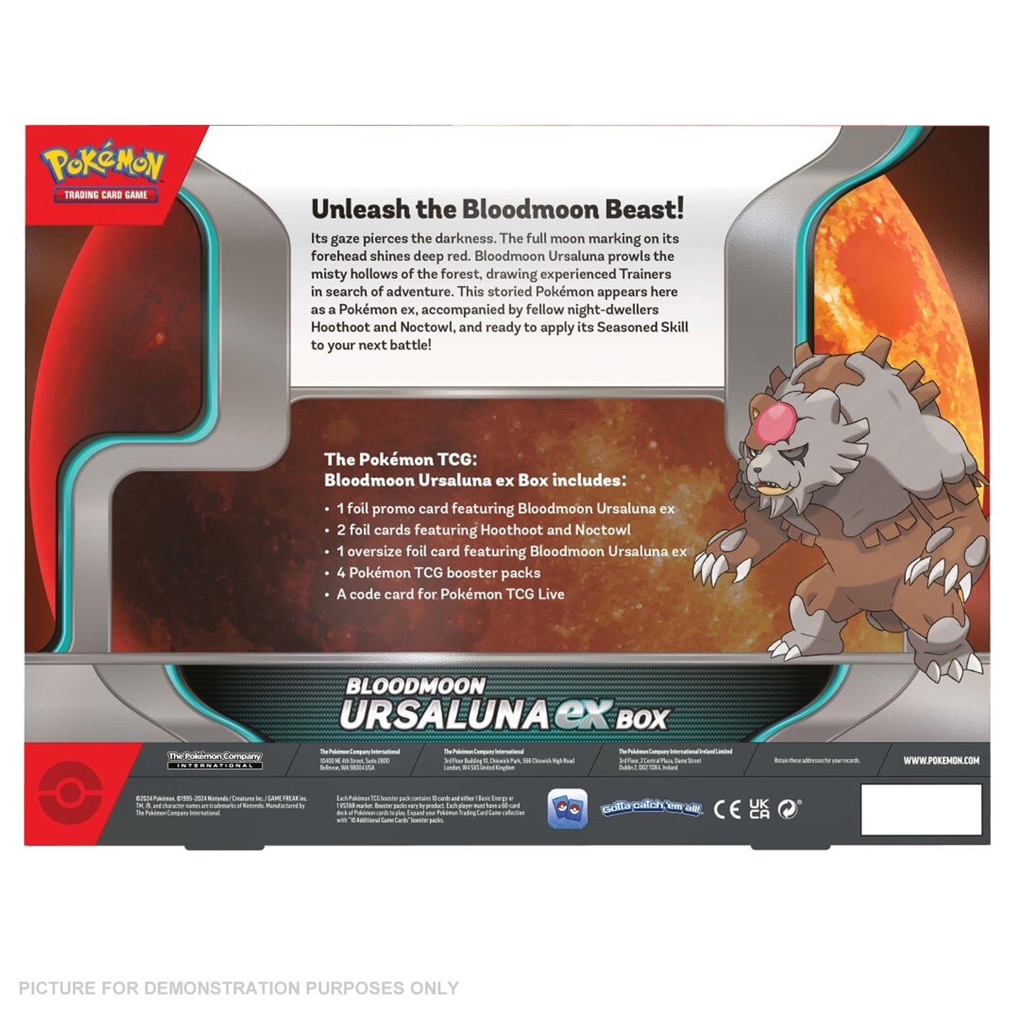 POKÉMON TCG Bloodmoon Ursaluna ex Box