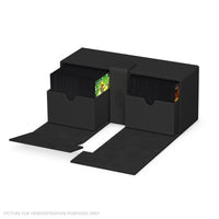 Ultimate Guard Twin Flip 'n Tray 266+ Xenoskin Deck Box - BLACK