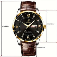 POEDAGAR 836 Gents Watch - TEMU2U