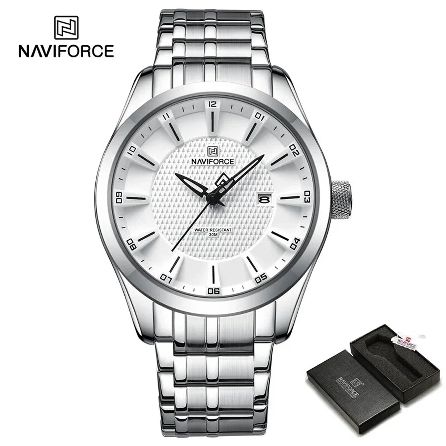 NAVIFORCE NF8032 Sports Watch - White Dial