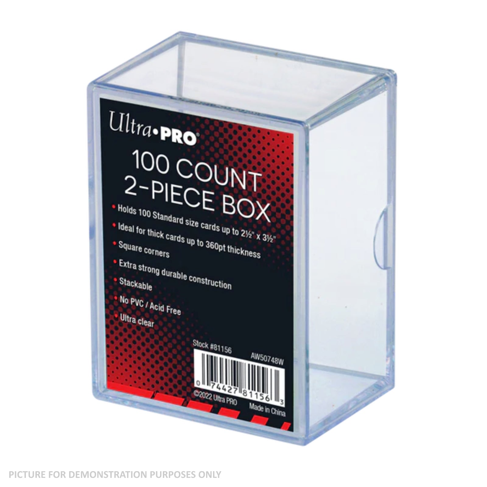 Ultra Pro 100Ct Plastic Box