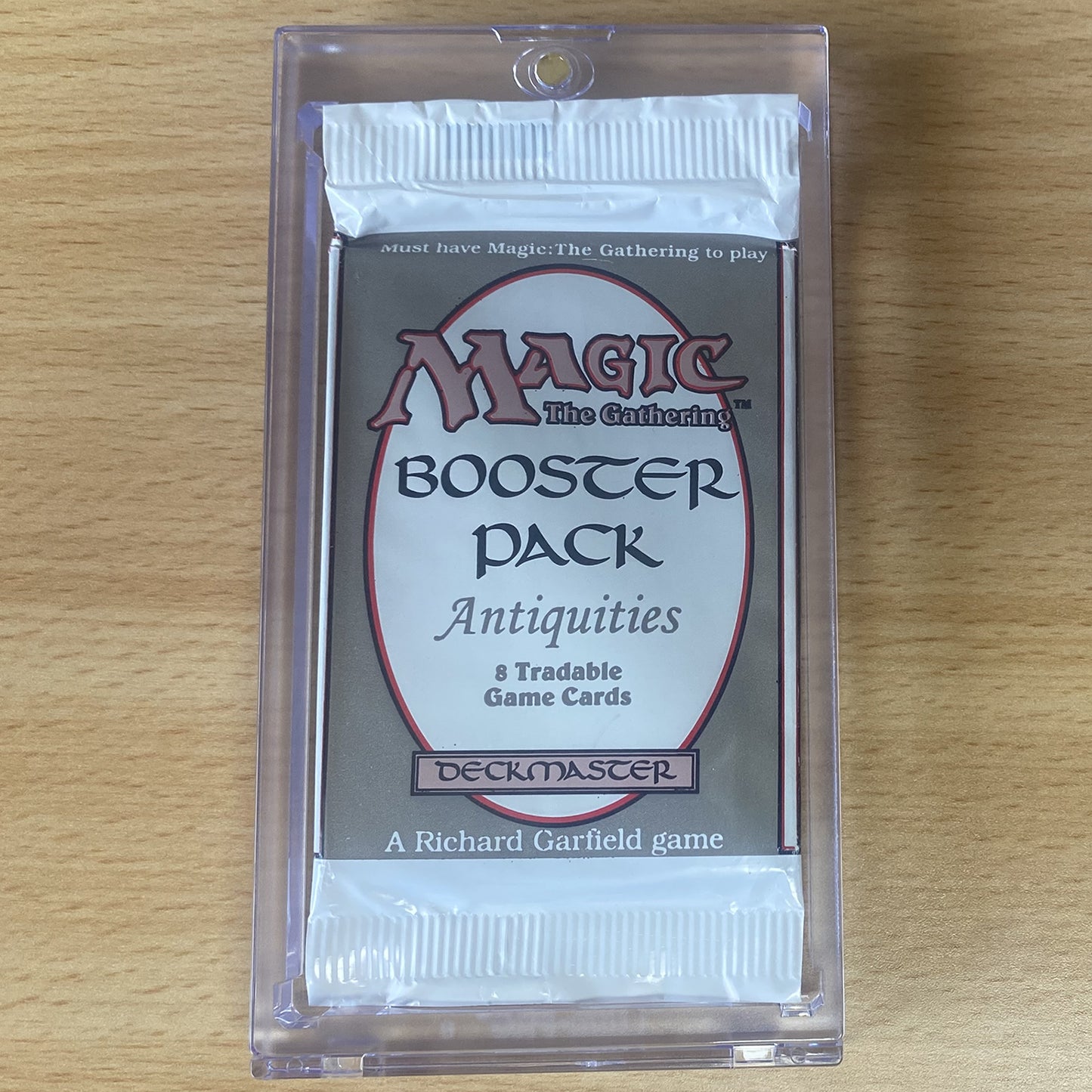 Magic the Gathering - Antiquities SEALED Booster PACK in Ultra Pro Booster Pack One Touch