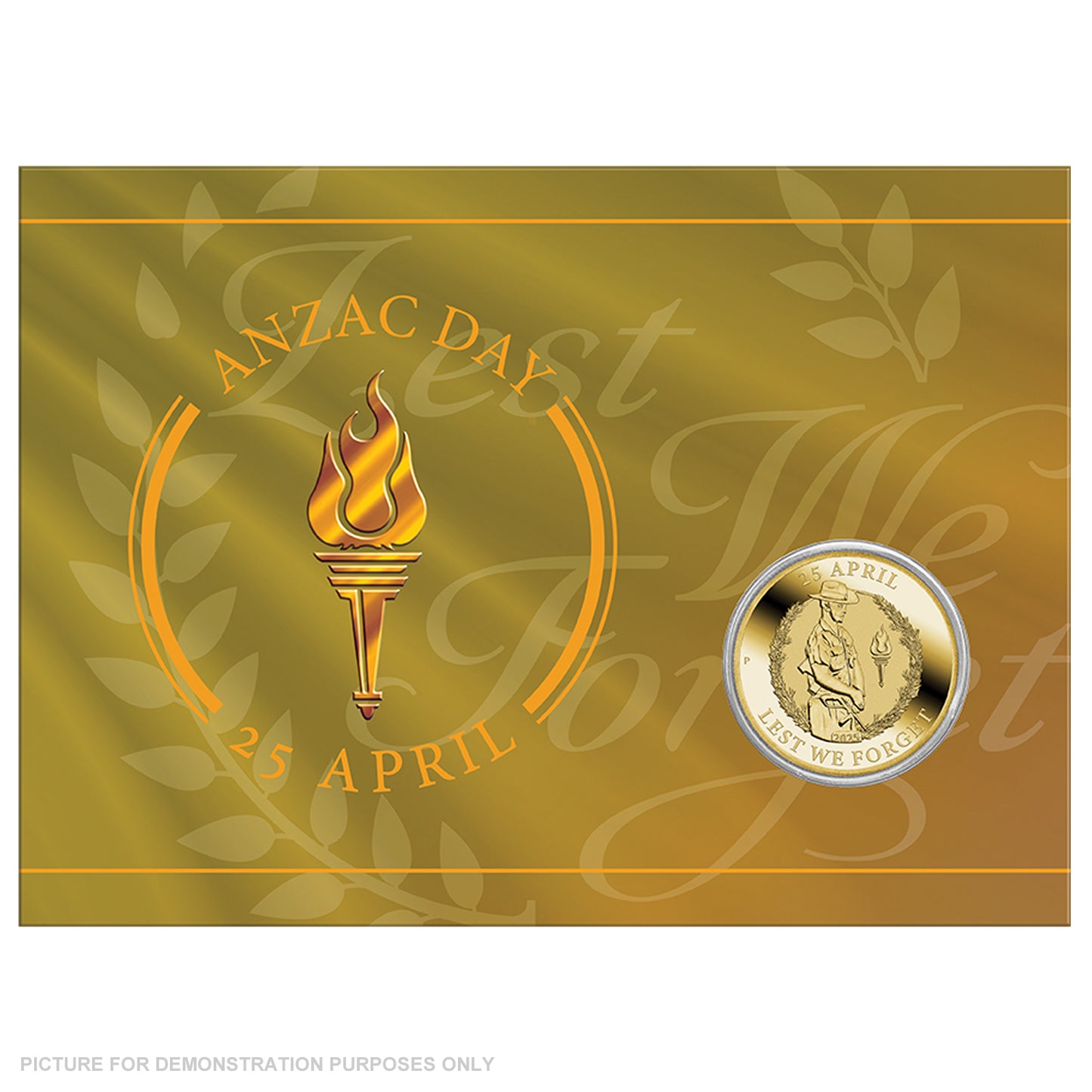 2025 Perth Mint ANZAC Day Coin in Card