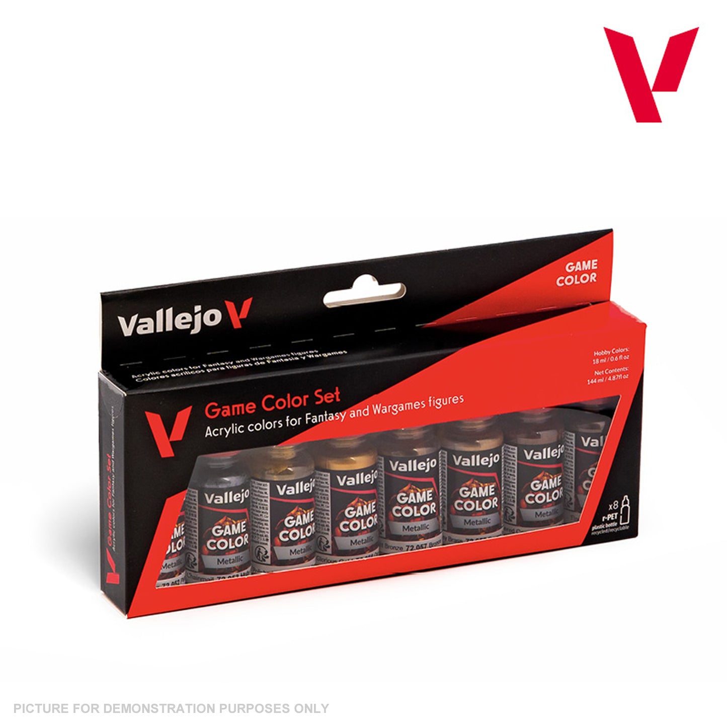 Vallejo Game Colour - Metallic colours 8 Colour Set