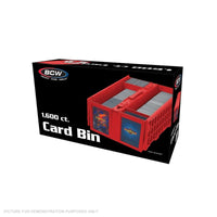 BCW Collectable Card Bin 1600 Count - RED