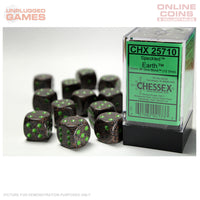 Chessex Speckled Earth 16mm d6 Dice Block (12 dice)