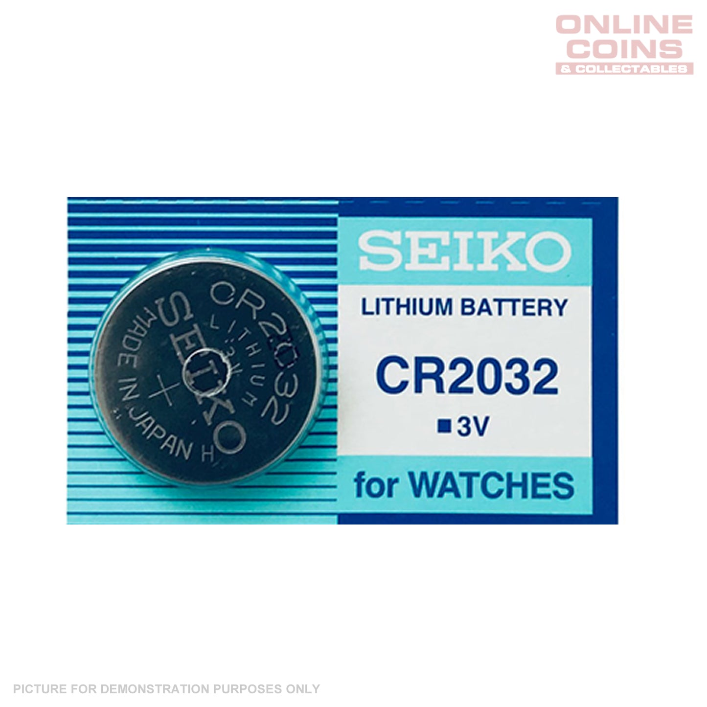 SEIKO CR2032 Lithium Watch Battery 3.0v (1 ONLY)