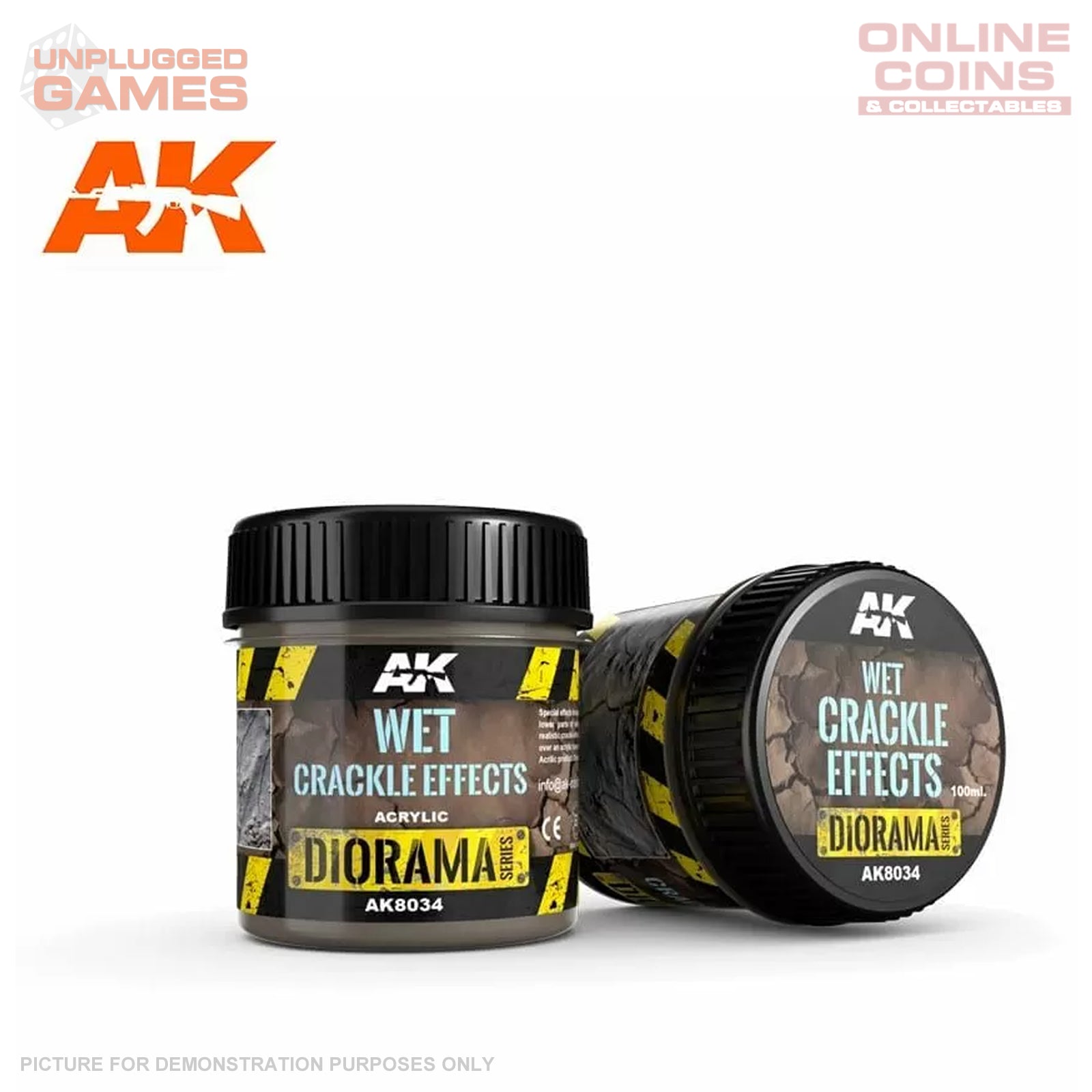 AK Interactive - Dioramas - Wet Crackle Effects 100ml