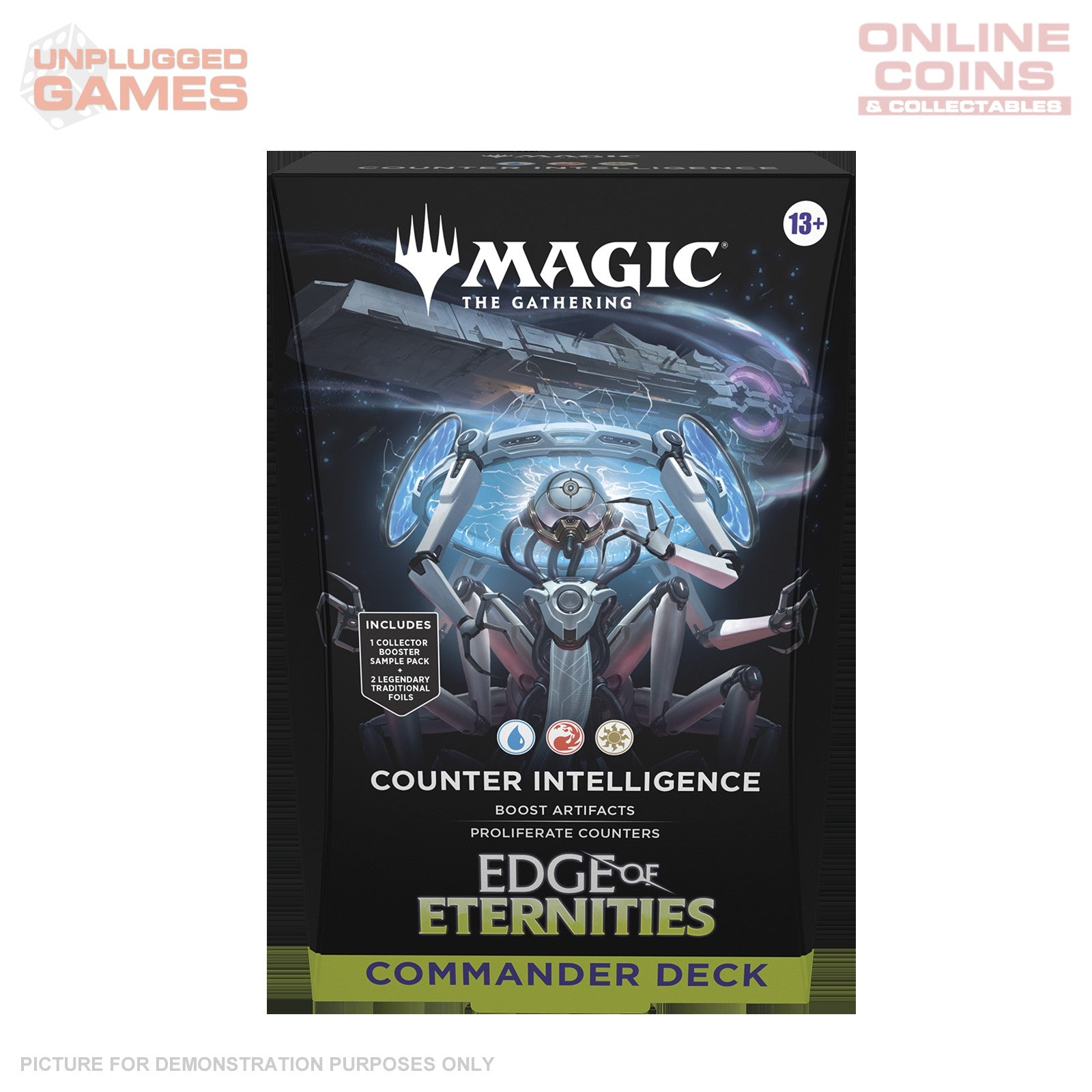 Magic: The Gathering - Edge of Eternities SEALED Commander Deck - Counter Intelligence - PREORDER