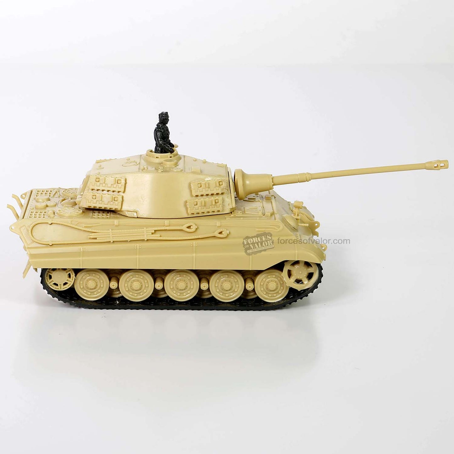 Forces of Valor Model Kit - 1:72 German King Tiger Tank (Henschel Turret) Ardennes December 1944