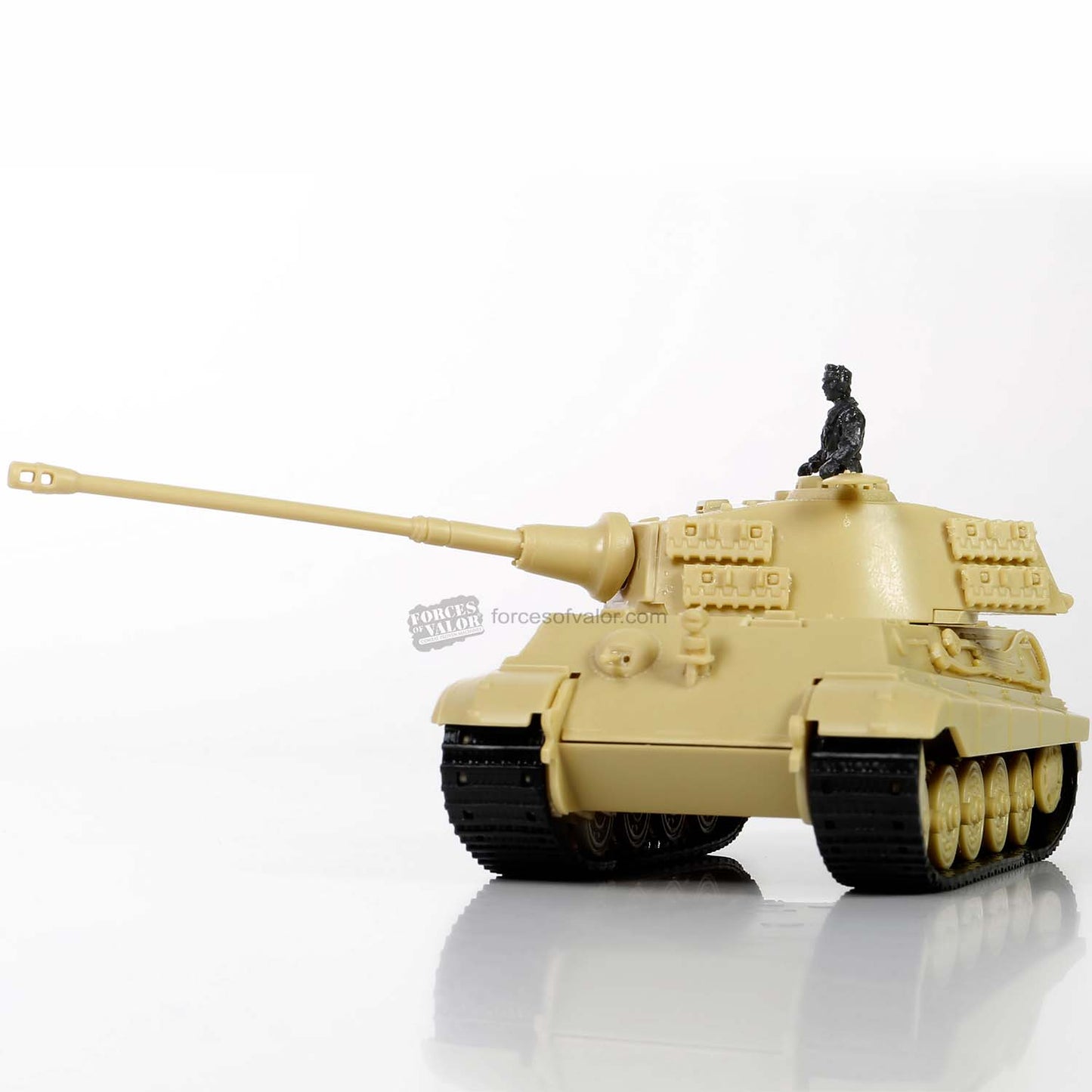 Forces of Valor Model Kit - 1:72 German King Tiger Tank (Henschel Turret) Ardennes December 1944