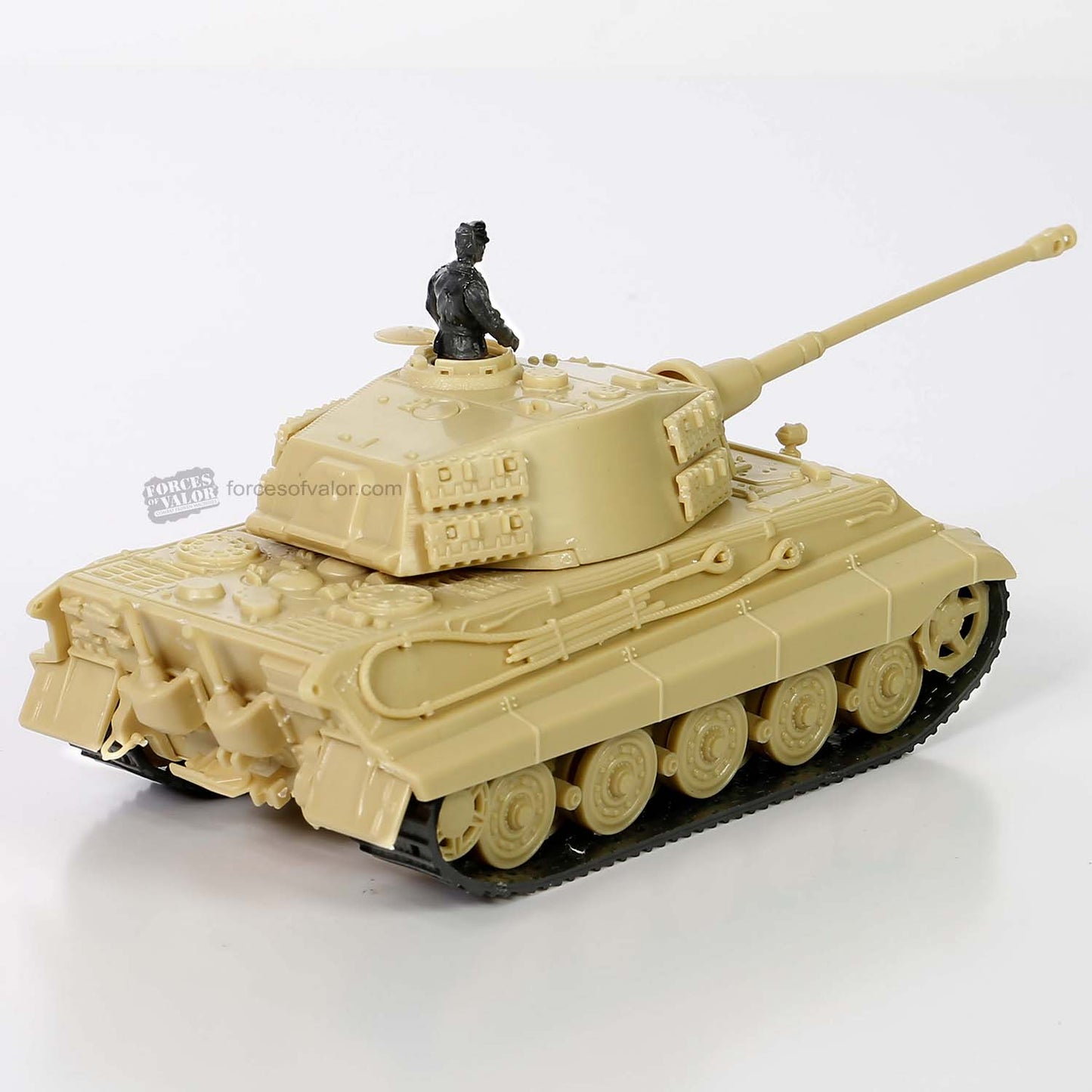 Forces of Valor Model Kit - 1:72 German King Tiger Tank (Henschel Turret) Ardennes December 1944