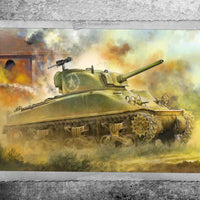 Forces of Valor Model Kit - 1:72 U.S. M4A1 Sherman Tank - France, August, 1944