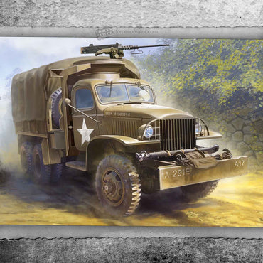 Forces of Valor Model Kit - 1:72 U.S. GMC 2.5 Ton Cargo Truck - Normandy, June, 1944