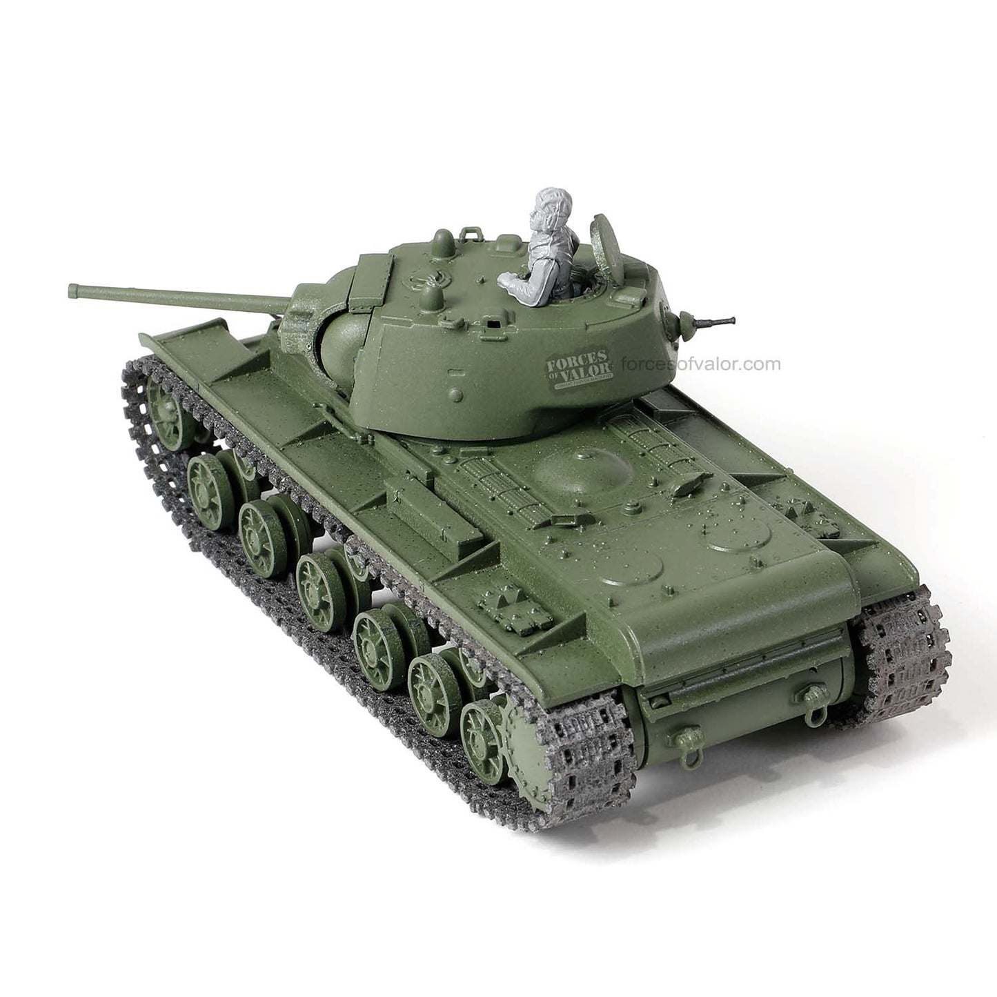 Forces of Valor Model Kit - 1:72 Russian Heavy Tank KV-1 Tank, Model 1941 (Reinforced welded turret)