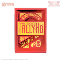 Bicycle Metalluxe Cards - TallyHo - RED