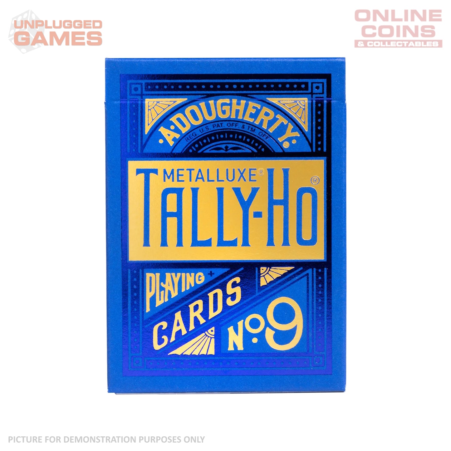 Bicycle Metalluxe Cards - TallyHo - BLUE