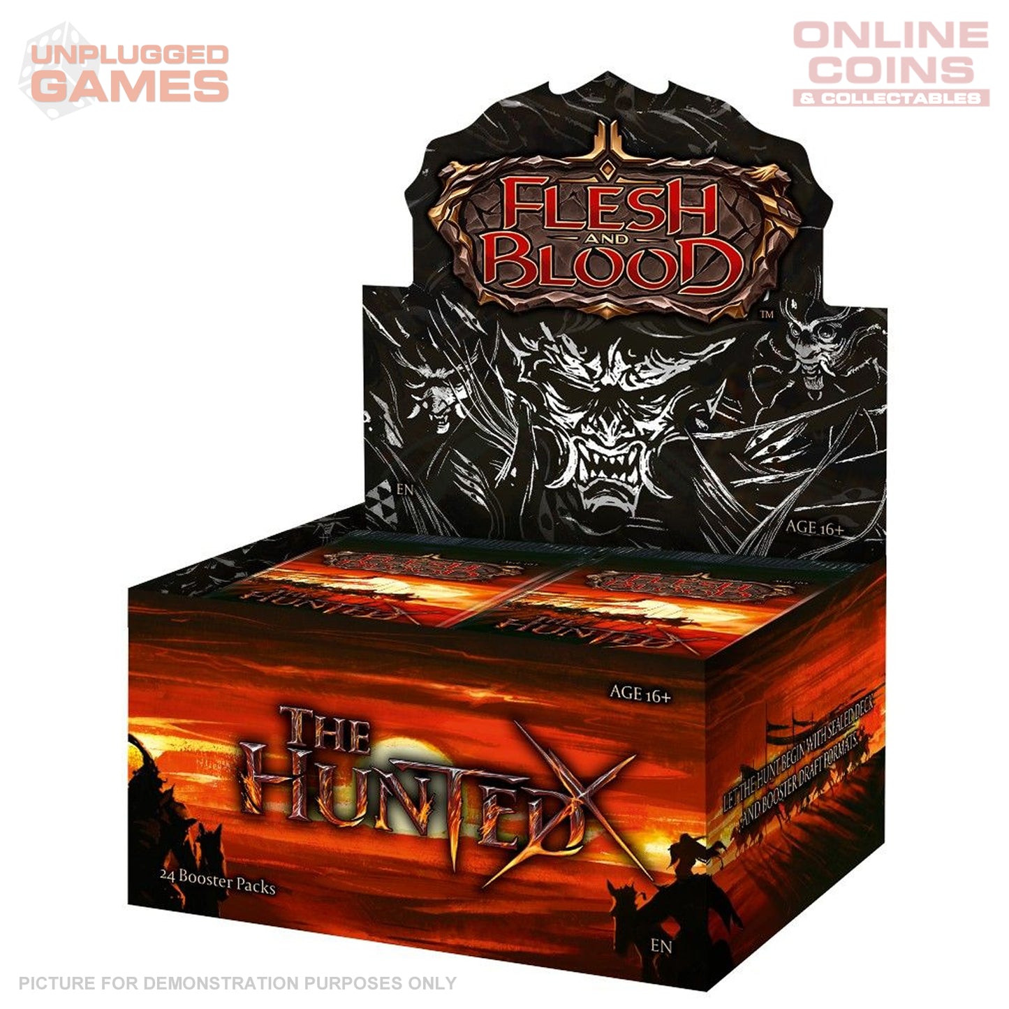 Flesh and Blood TCG - The Hunted - Sealed Case of 4 Booster Boxes