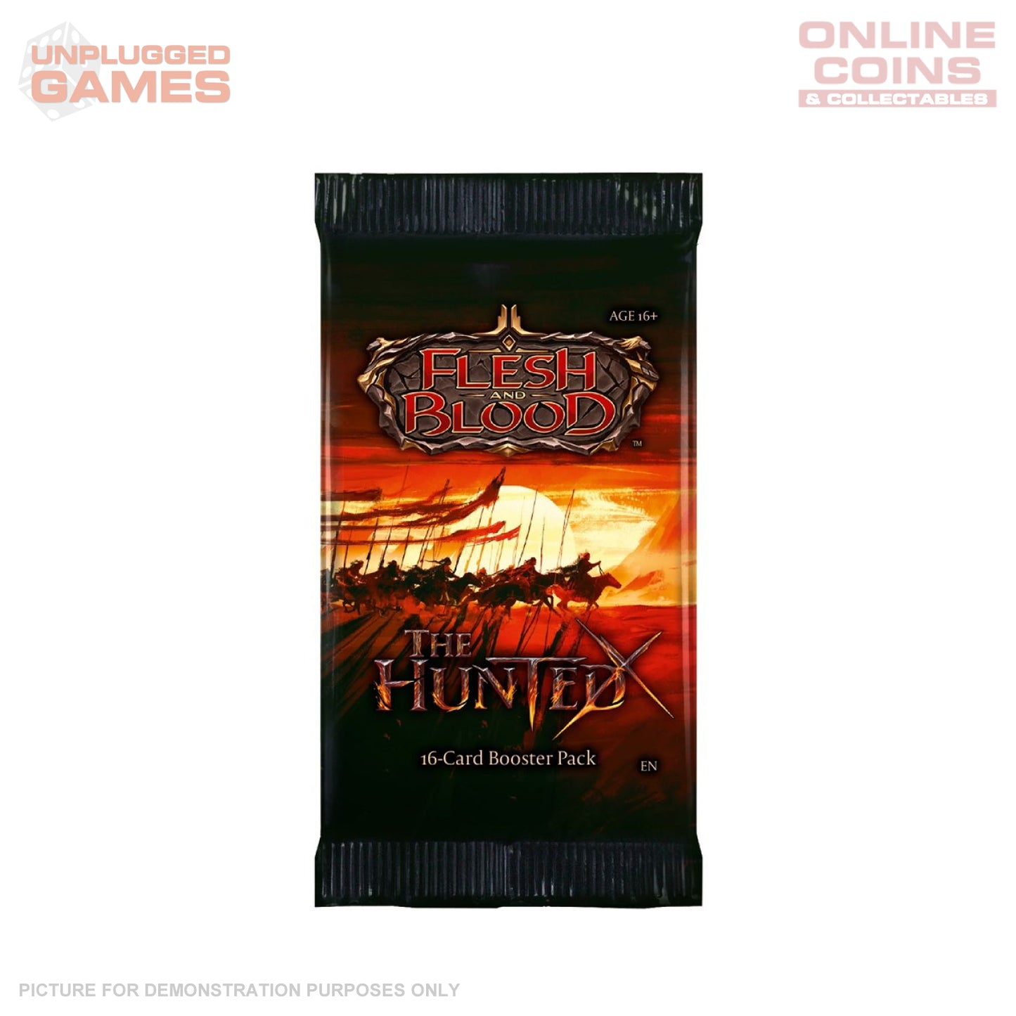 Flesh and Blood TCG - The Hunted - Sealed Case of 4 Booster Boxes