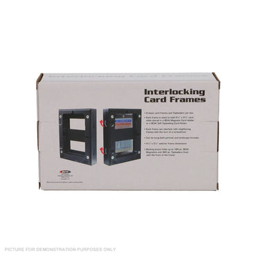 BCW Interlocking Card Frame - Black - BOX OF 6