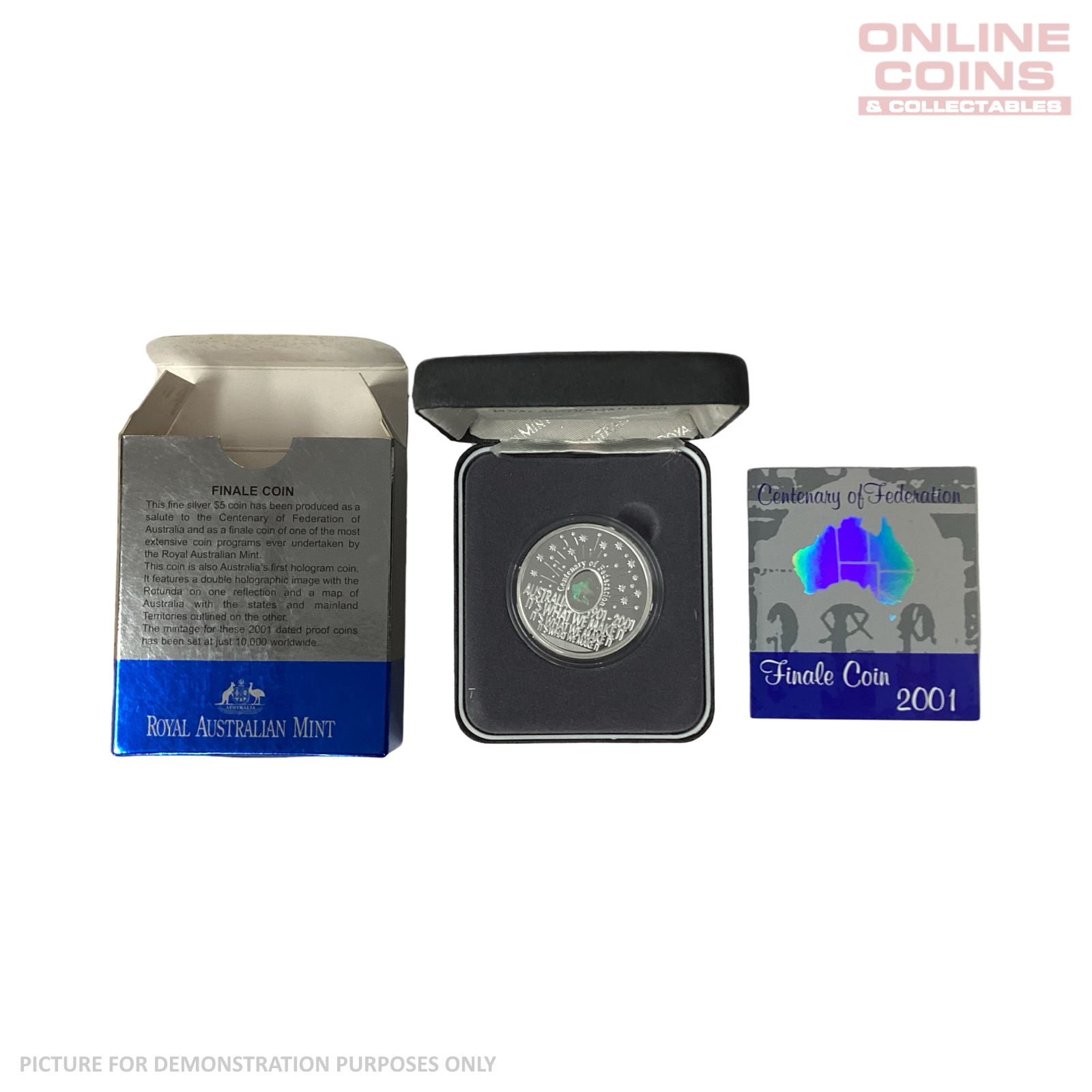 2001 Centenary of Federation Finale Silver Proof Coin