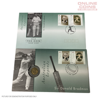 Donald Bradman Stamp And Coin Bundle