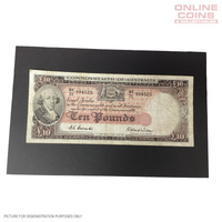 1954 HC Coombs/Roland Wilson Mid-Range Prefix Commonwealth Bank Ten Pound (Fine Condition) Note