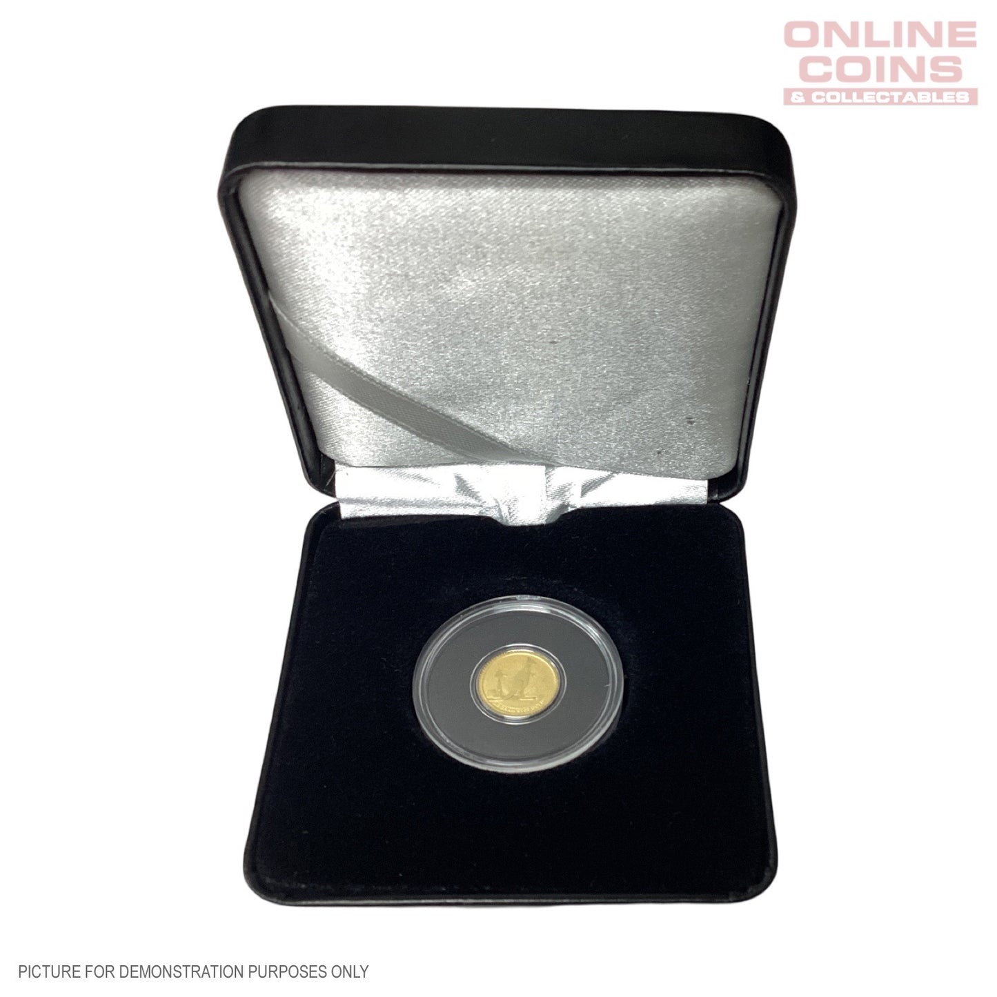 2012 $2 Australian Mini Kangaroo 0.5g Gold Coin In Nobile Case