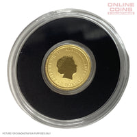 2012 $2 Australian Mini Kangaroo 0.5g Gold Coin In Nobile Case