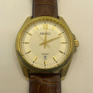 SEIKO 7N42-0FP0 Gents Watch - New Hybrid Leather Band