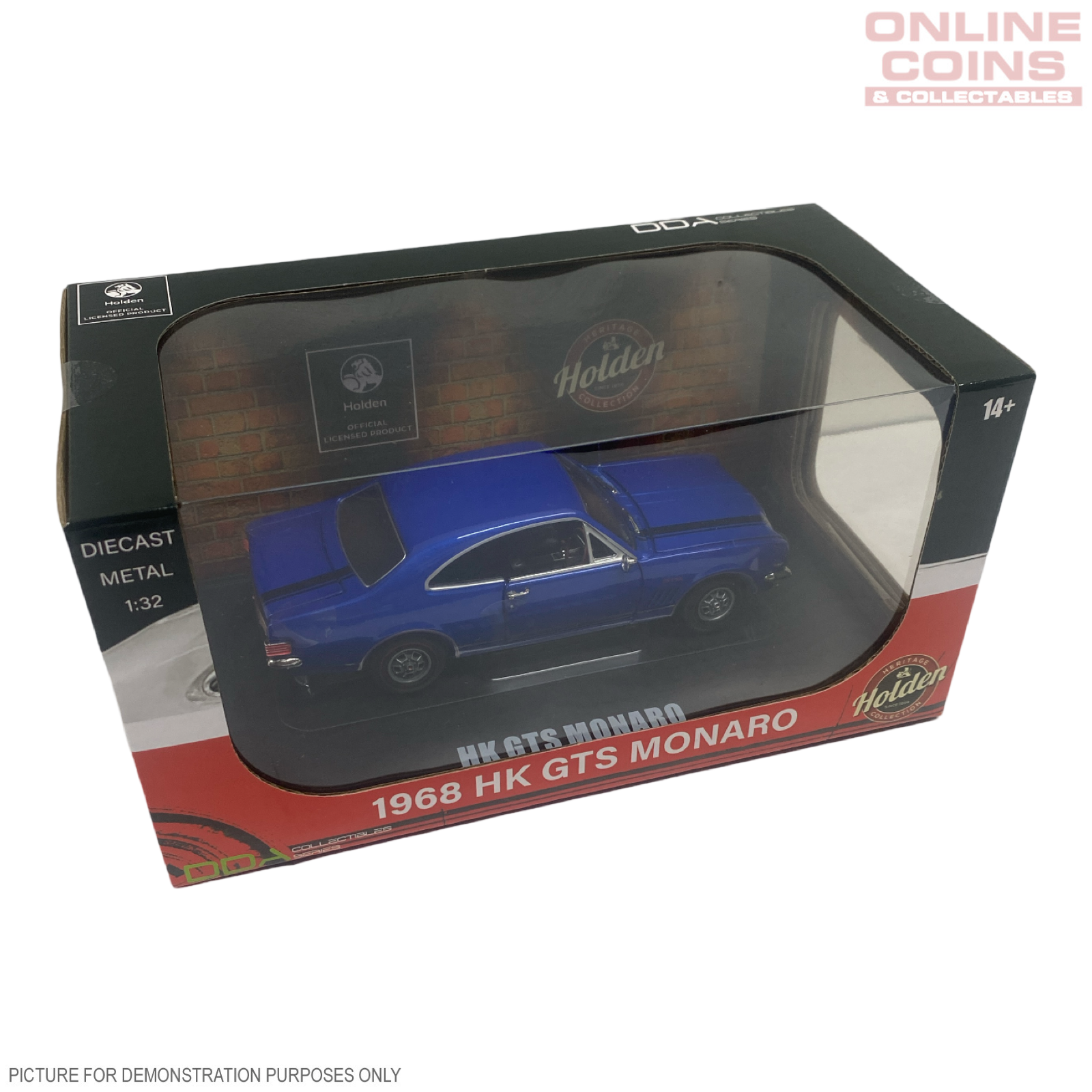 DDA Collectibles Series - 1:32 Starfire Blue 1968 Holden HK GTS Monaro