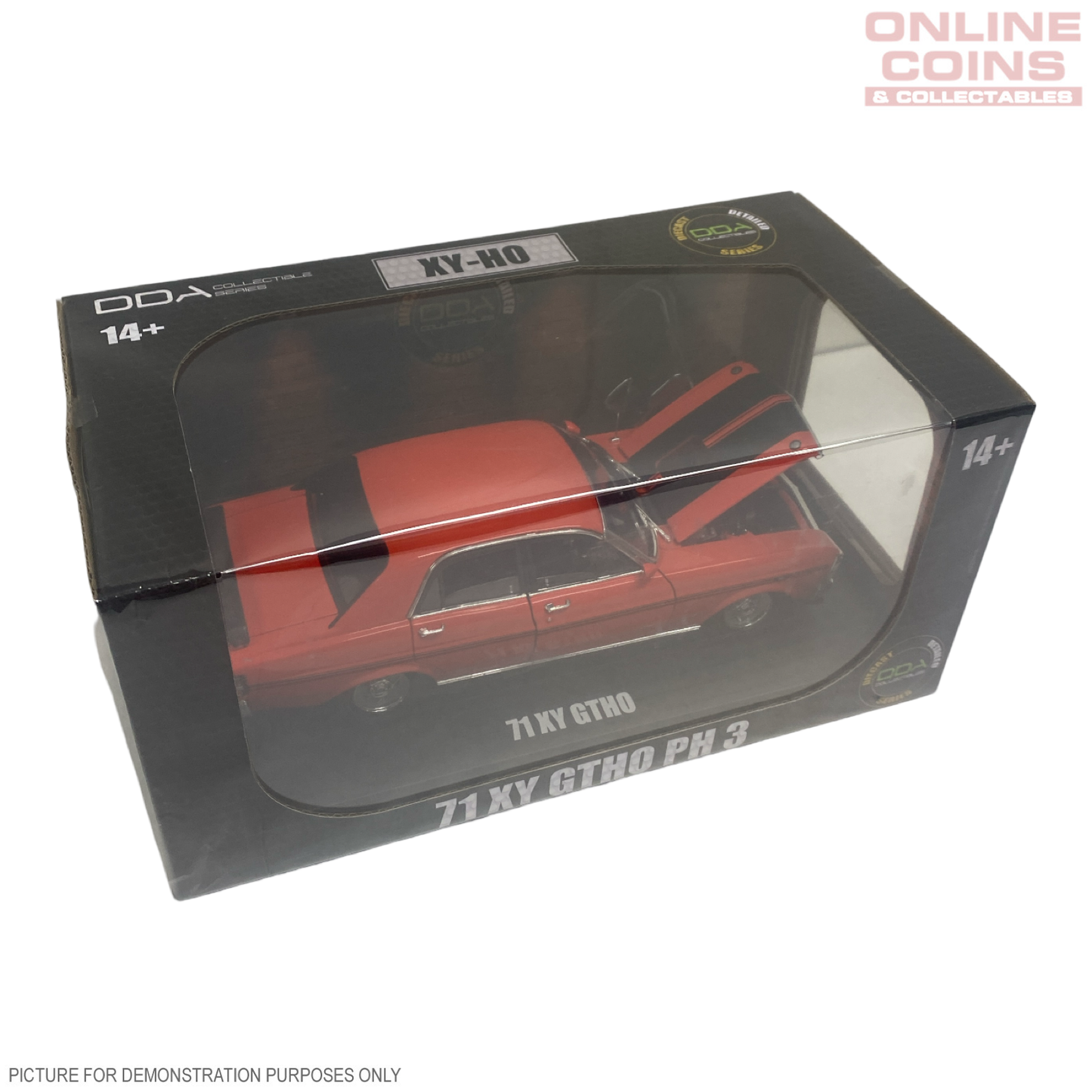 DDA Collectibles Series - 1:24 Vermillion Fire 1971 Ford Falcon XY GTHO Phase III